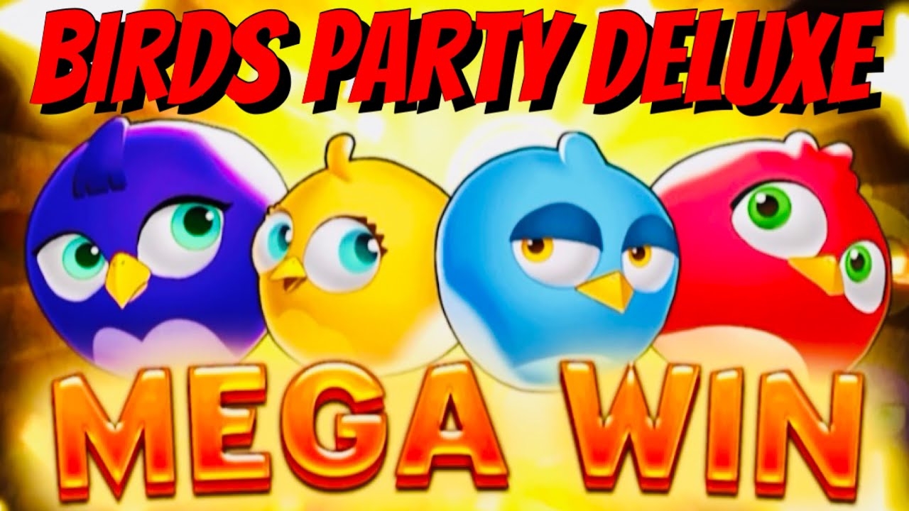 Slot Birdsparty Deluxe, festa dos pássaros, jogos de cassino online, pássaros coloridos, diversão garantida.